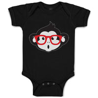 Baby Clothes Monkey with Sunglasses Zoo Funny Baby Bodysuits Boy & Girl Cotton