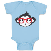 Baby Clothes Monkey with Sunglasses Zoo Funny Baby Bodysuits Boy & Girl Cotton