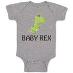 Baby Clothes Baby Rex Dinosaurus Dino T- Rex Baby Bodysuits Boy & Girl Cotton