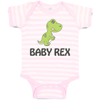Baby Clothes Baby Rex Dinosaurus Dino T- Rex Baby Bodysuits Boy & Girl Cotton