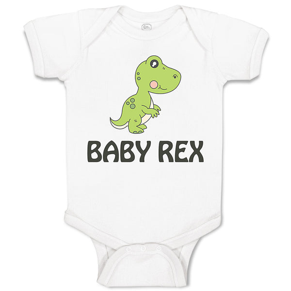 Baby Clothes Baby Rex Dinosaurus Dino T- Rex Baby Bodysuits Boy & Girl Cotton