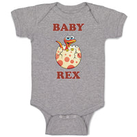 Baby Clothes Baby Rex Dinosaurus Dino Trex Baby Bodysuits Boy & Girl Cotton