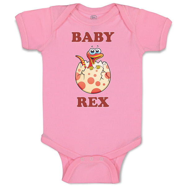 Baby Clothes Baby Rex Dinosaurus Dino Trex Baby Bodysuits Boy & Girl Cotton