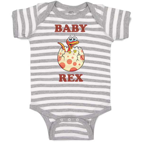 Baby Clothes Baby Rex Dinosaurus Dino Trex Baby Bodysuits Boy & Girl Cotton