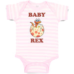 Baby Clothes Baby Rex Dinosaurus Dino Trex Baby Bodysuits Boy & Girl Cotton