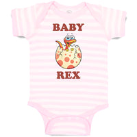 Baby Clothes Baby Rex Dinosaurus Dino Trex Baby Bodysuits Boy & Girl Cotton