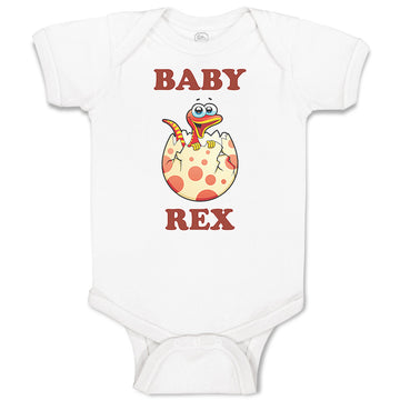 Baby Clothes Baby Rex Dinosaurus Dino Trex Baby Bodysuits Boy & Girl Cotton