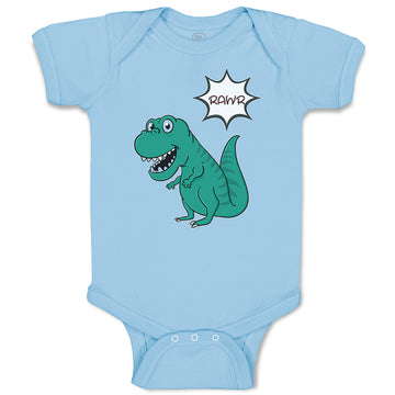 Baby Clothes Rawr Dinosaur Dinosaurus Dino Trex Baby Bodysuits Boy & Girl Cotton