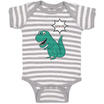 Baby Clothes Rawr Dinosaur Dinosaurus Dino Trex Baby Bodysuits Boy & Girl Cotton
