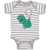 Baby Clothes Rawr Dinosaur Dinosaurus Dino Trex Baby Bodysuits Boy & Girl Cotton