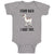 Baby Clothes Stand Back I Goat This Funny Farm Baby Bodysuits Boy & Girl Cotton