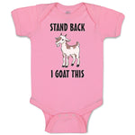 Baby Clothes Stand Back I Goat This Funny Farm Baby Bodysuits Boy & Girl Cotton