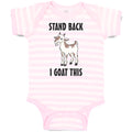 Baby Clothes Stand Back I Goat This Funny Farm Baby Bodysuits Boy & Girl Cotton