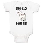 Baby Clothes Stand Back I Goat This Funny Farm Baby Bodysuits Boy & Girl Cotton