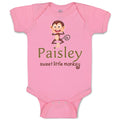 Baby Clothes Paisley Sweet Little Monkey Zoo Funny Baby Bodysuits Cotton