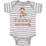 Baby Clothes Paisley Sweet Little Monkey Zoo Funny Baby Bodysuits Cotton