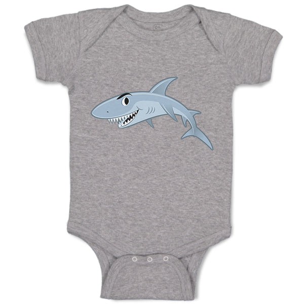 Baby Clothes Shark Ocean Sea Life Baby Bodysuits Boy & Girl Cotton