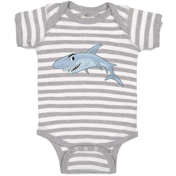 Baby Clothes Shark Ocean Sea Life Baby Bodysuits Boy & Girl Cotton