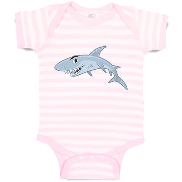 Baby Clothes Shark Ocean Sea Life Baby Bodysuits Boy & Girl Cotton