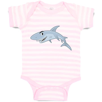 Baby Clothes Shark Ocean Sea Life Baby Bodysuits Boy & Girl Cotton