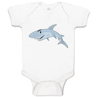 Baby Clothes Shark Ocean Sea Life Baby Bodysuits Boy & Girl Cotton