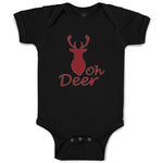 Baby Clothes Oh Deer Animals Woodland Baby Bodysuits Boy & Girl Cotton