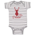 Baby Clothes Oh Deer Animals Woodland Baby Bodysuits Boy & Girl Cotton