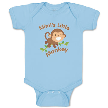 Baby Clothes Mimi's Little Monkey Animals Safari Baby Bodysuits Cotton