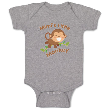 Baby Clothes Mimi's Little Monkey Animals Safari Baby Bodysuits Cotton