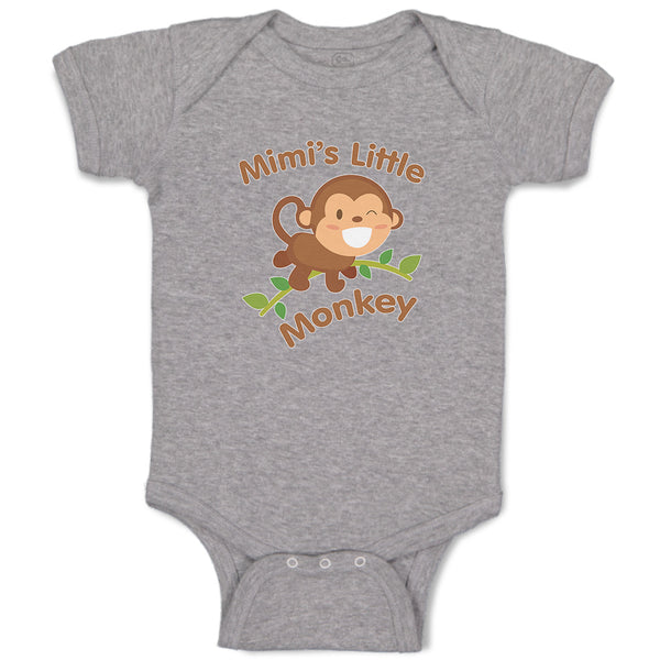 Baby Clothes Mimi's Little Monkey Animals Safari Baby Bodysuits Cotton