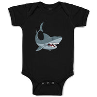Baby Clothes Shark Animals Ocean Baby Bodysuits Boy & Girl Cotton