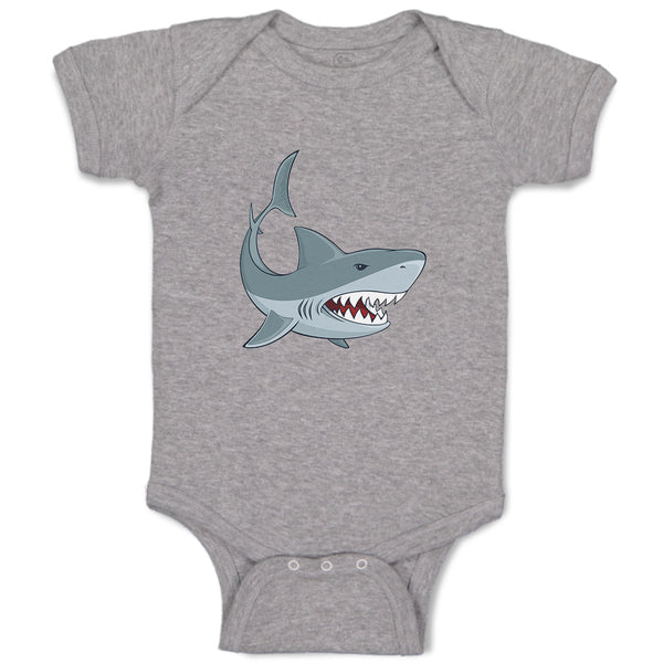 Baby Clothes Shark Animals Ocean Baby Bodysuits Boy & Girl Cotton