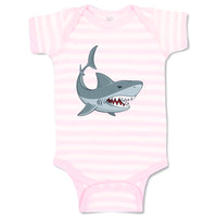 Baby Clothes Shark Animals Ocean Baby Bodysuits Boy & Girl Cotton