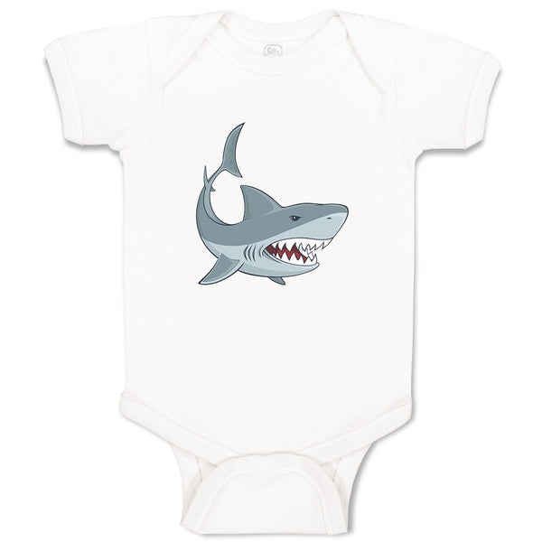 Baby Clothes Shark Animals Ocean Baby Bodysuits Boy & Girl Cotton