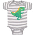Baby Clothes Dinosaur Dinosaurus Dino Trex Style D Baby Bodysuits Cotton
