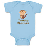 Baby Clothes Chunky Monkey Animals Zoo Baby Bodysuits Boy & Girl Cotton