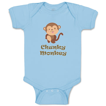 Baby Clothes Chunky Monkey Animals Zoo Baby Bodysuits Boy & Girl Cotton