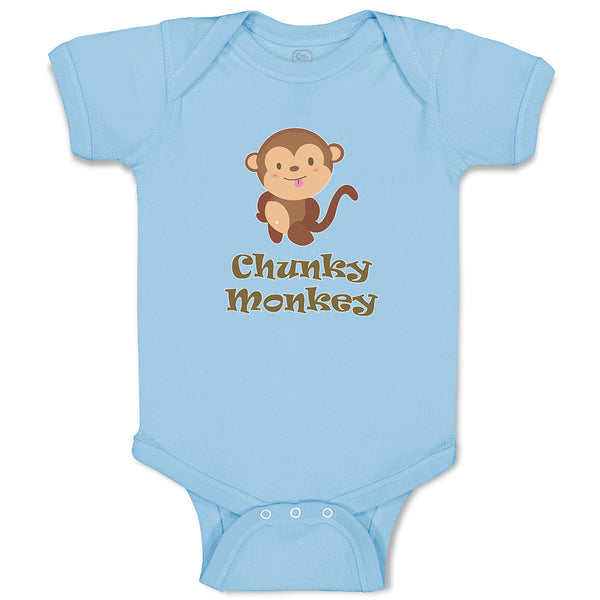 Baby Clothes Chunky Monkey Animals Zoo Baby Bodysuits Boy & Girl Cotton