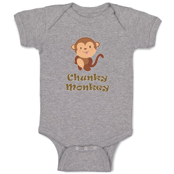 Baby Clothes Chunky Monkey Animals Zoo Baby Bodysuits Boy & Girl Cotton