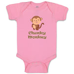 Baby Clothes Chunky Monkey Animals Zoo Baby Bodysuits Boy & Girl Cotton
