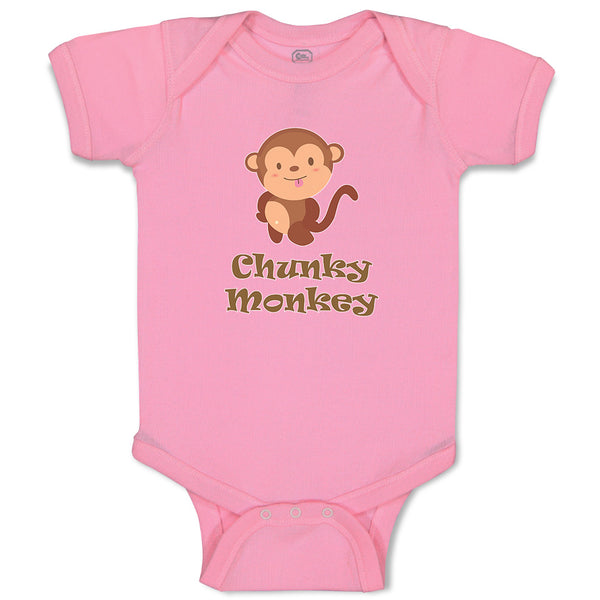 Baby Clothes Chunky Monkey Animals Zoo Baby Bodysuits Boy & Girl Cotton