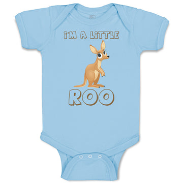Baby Clothes I'M A Little Roo Safari Baby Bodysuits Boy & Girl Cotton