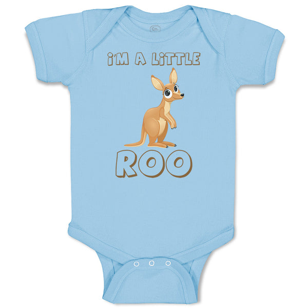 Baby Clothes I'M A Little Roo Safari Baby Bodysuits Boy & Girl Cotton
