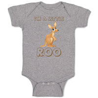 Baby Clothes I'M A Little Roo Safari Baby Bodysuits Boy & Girl Cotton