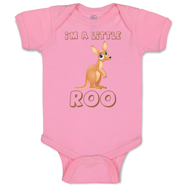 Baby Clothes I'M A Little Roo Safari Baby Bodysuits Boy & Girl Cotton