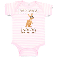 Baby Clothes I'M A Little Roo Safari Baby Bodysuits Boy & Girl Cotton