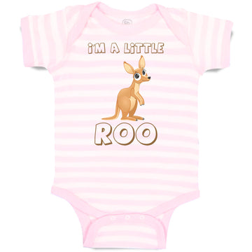 Baby Clothes I'M A Little Roo Safari Baby Bodysuits Boy & Girl Cotton