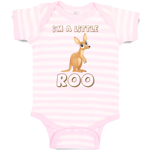 Baby Clothes I'M A Little Roo Safari Baby Bodysuits Boy & Girl Cotton