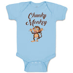 Baby Clothes Chunky Monkey Safari Funny Baby Bodysuits Boy & Girl Cotton