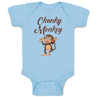 Baby Clothes Chunky Monkey Safari Funny Baby Bodysuits Boy & Girl Cotton